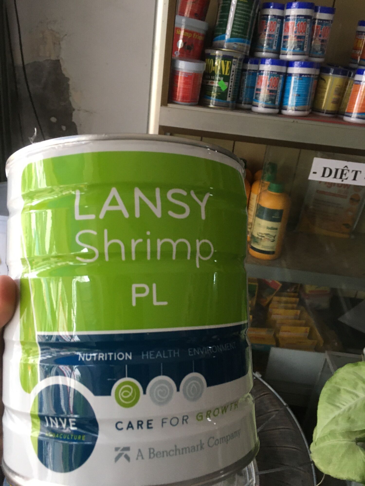 Lansu post thức ăn cho tôm cá 1 lon