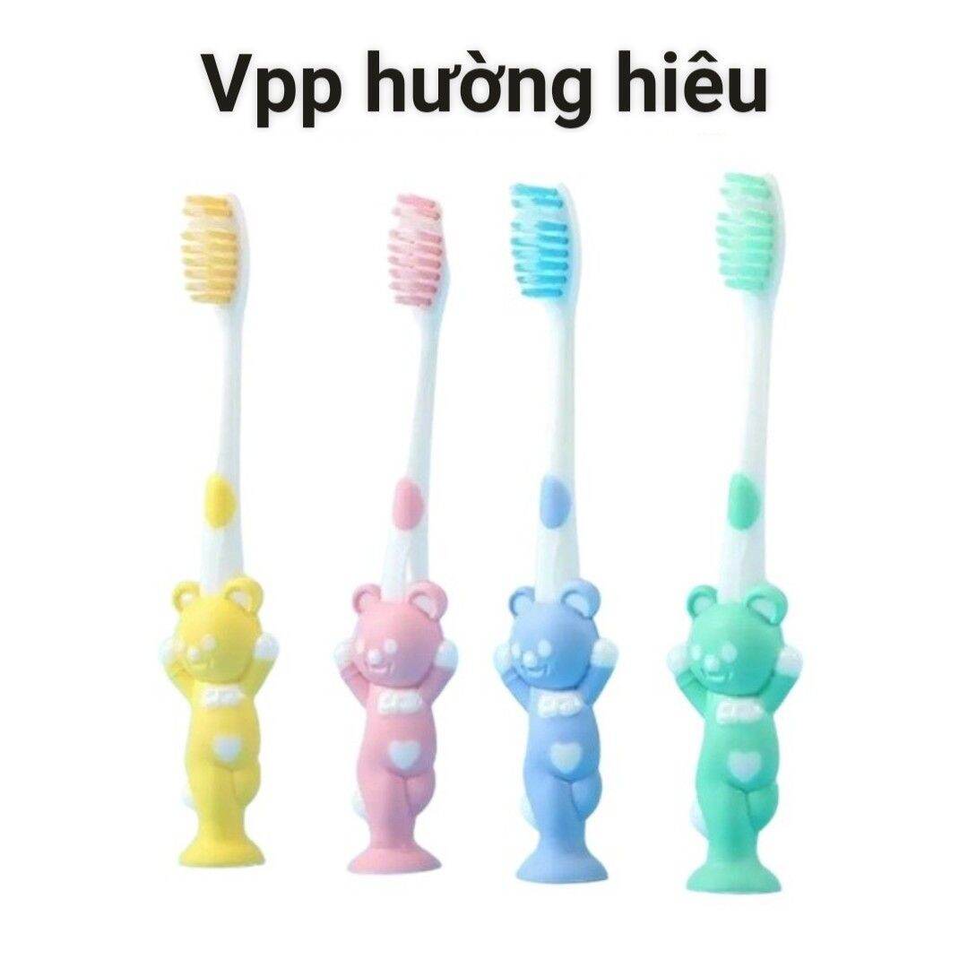 Combo 4 bàn chải đánh răng hình thú cho bé