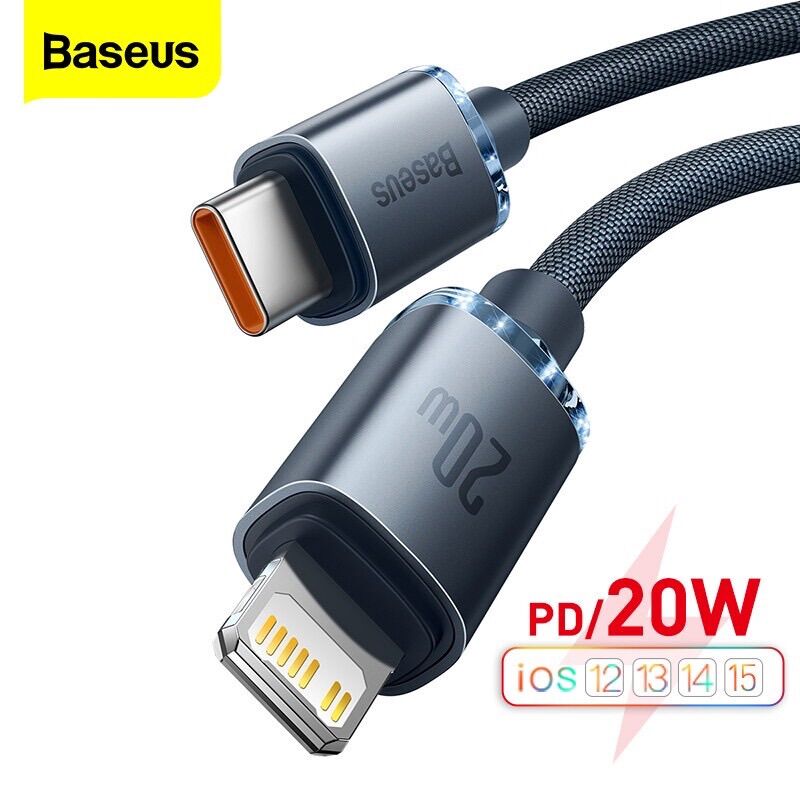 Cáp Sạc Nhanh Baseus Cho iPhone 12 11 Pro XS Max/Macbook iPad Mini Air 20W