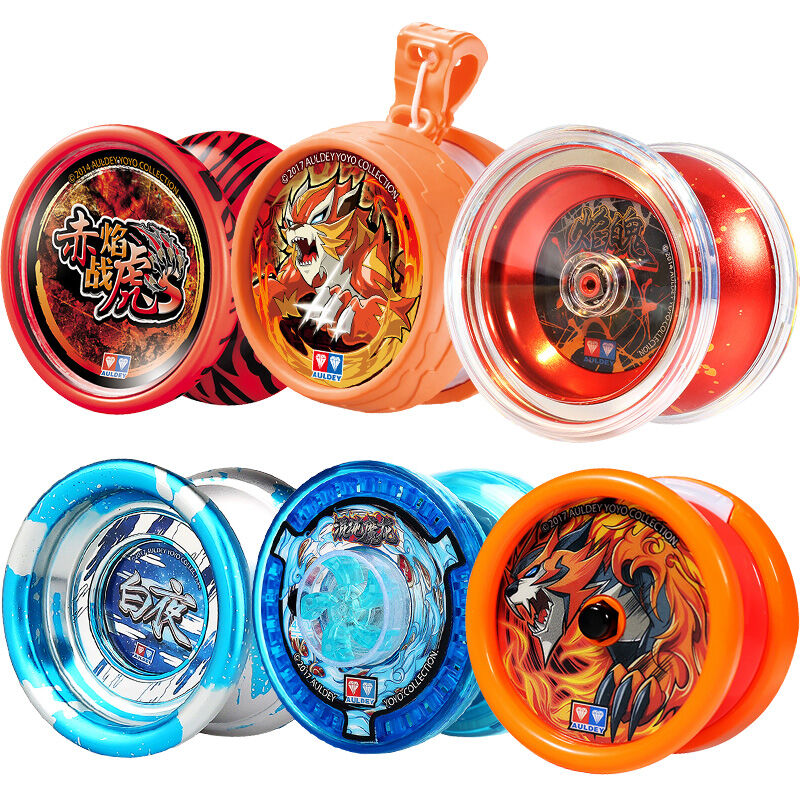 Auldey Double-Diamond Cartoon Fire King 6 Adjustable Swing Yo-Yo Ball 2a Automatic Retracting Yo-Yo White Night Dragon Yo-Yo Ball