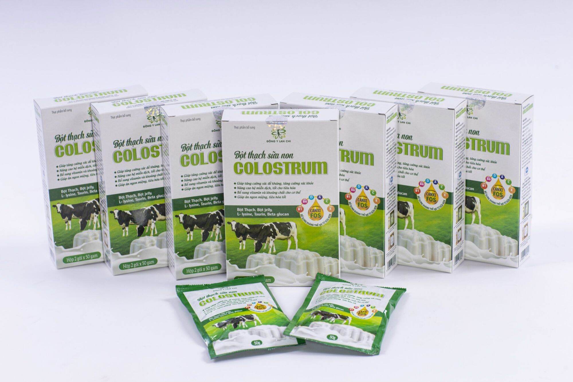 bột thạch sữa non lan chi (1 hộp có 2gói 100g)