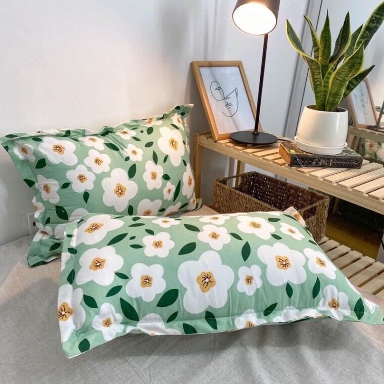 1 đôi Vỏ Gối cotton poly size 50x70