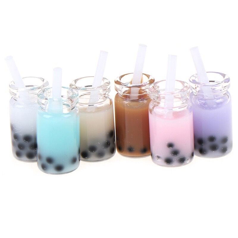 [HCM]Mô hình ly trà sữa trân châu cho nhà búp bê (1 ly thuỷ tinh)
