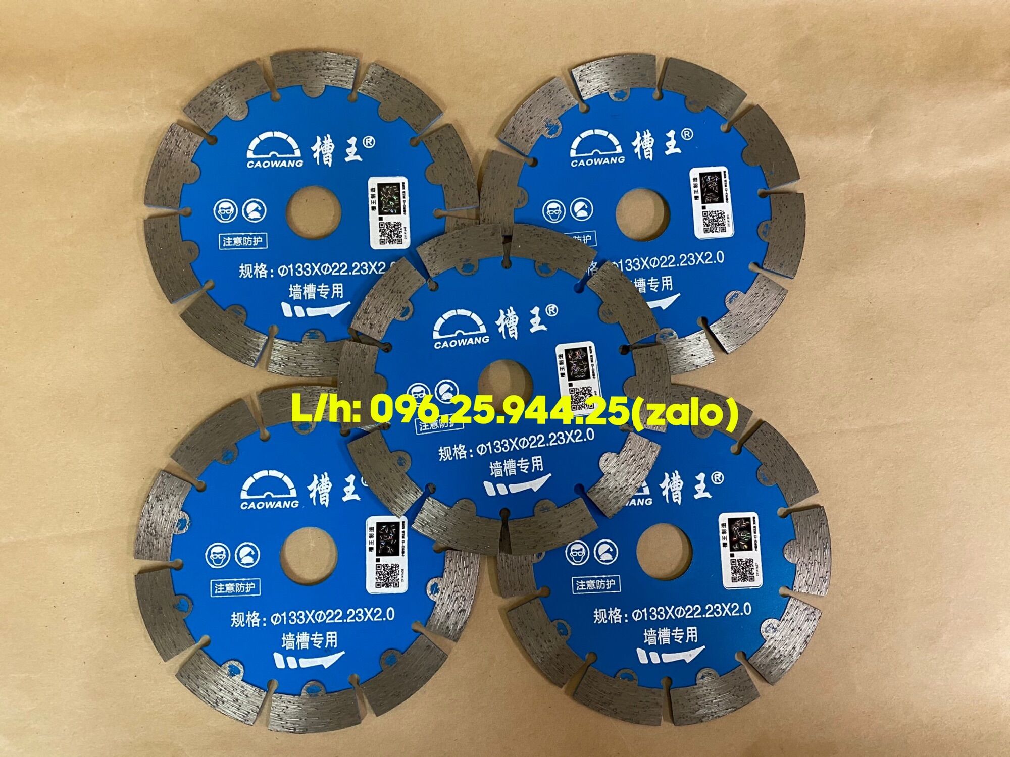 Combo 5 lưỡi 133 caowang chính hãng