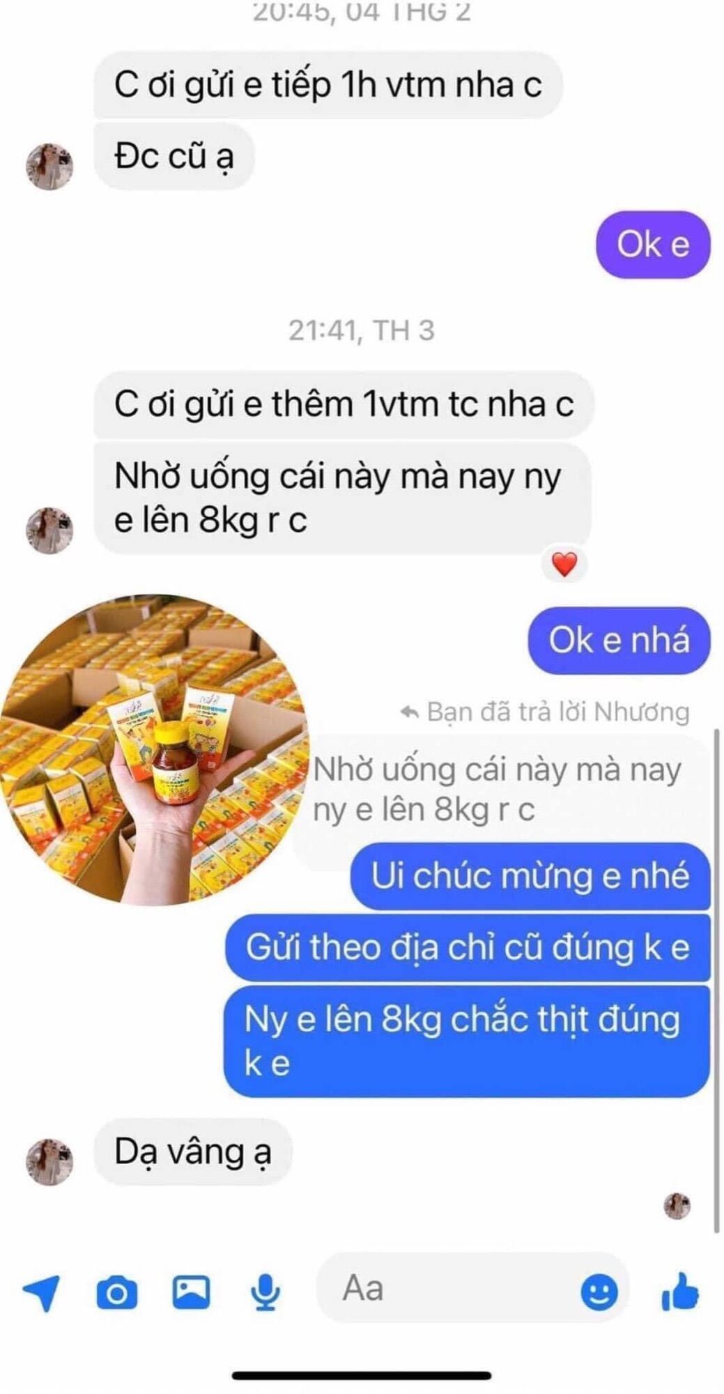 Vitamin Tăng Cân Thái Lan 100v