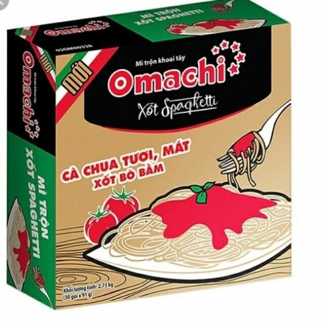 Thùng omachi sốt spaghetti 91g