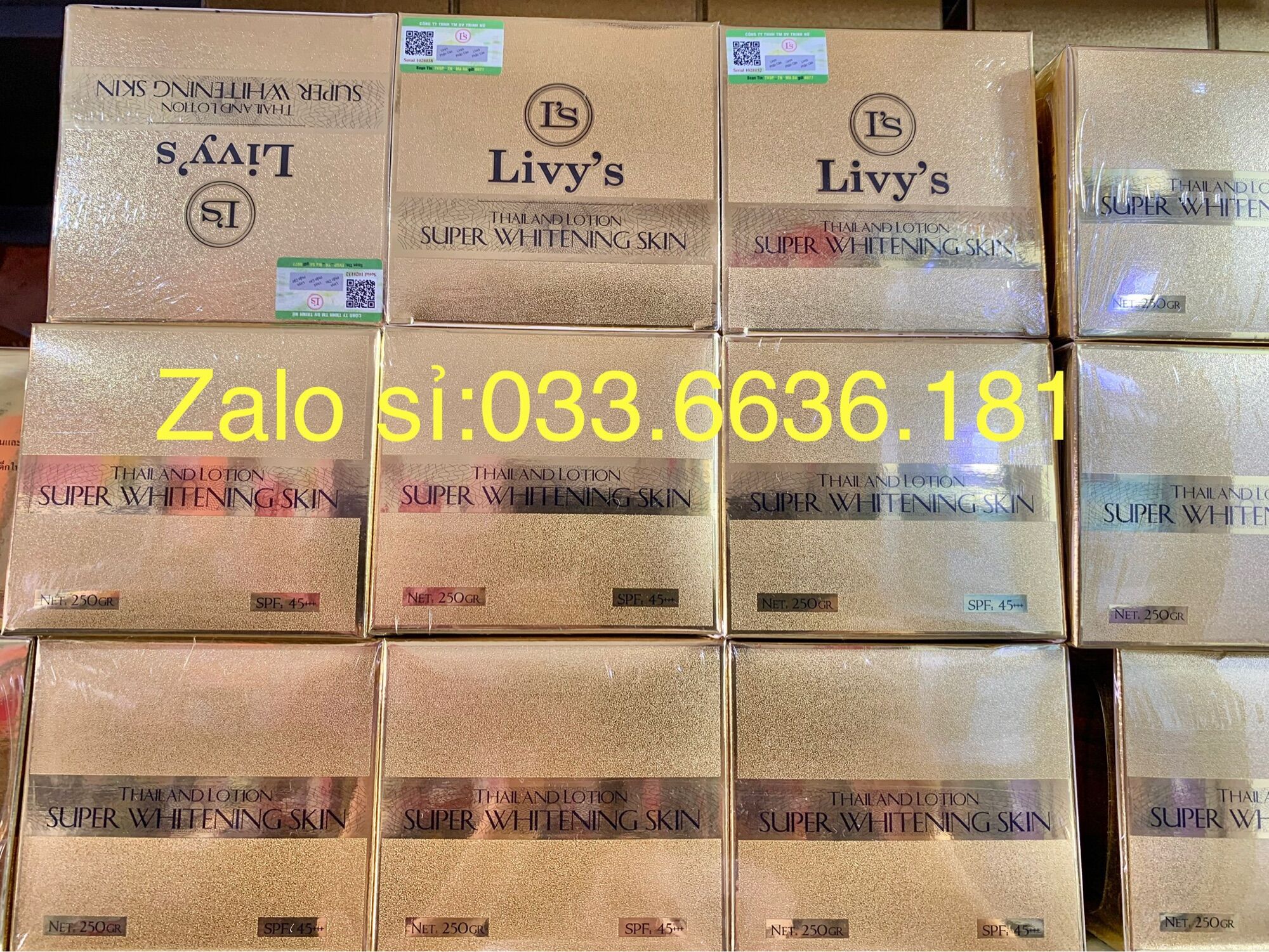 Combo 3 hủ kem body livy thái lan hủ 250gram