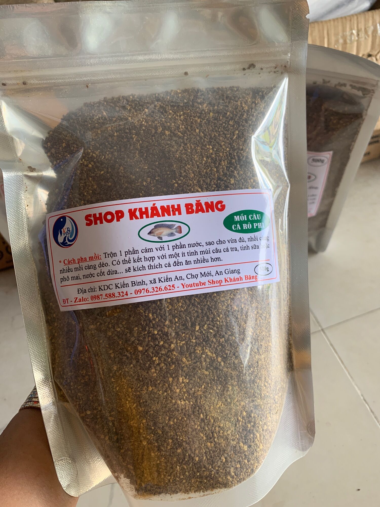 Cám cá rô phi 500g