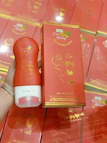 Kem tan mỡ Cao gừng nghệ đỏ