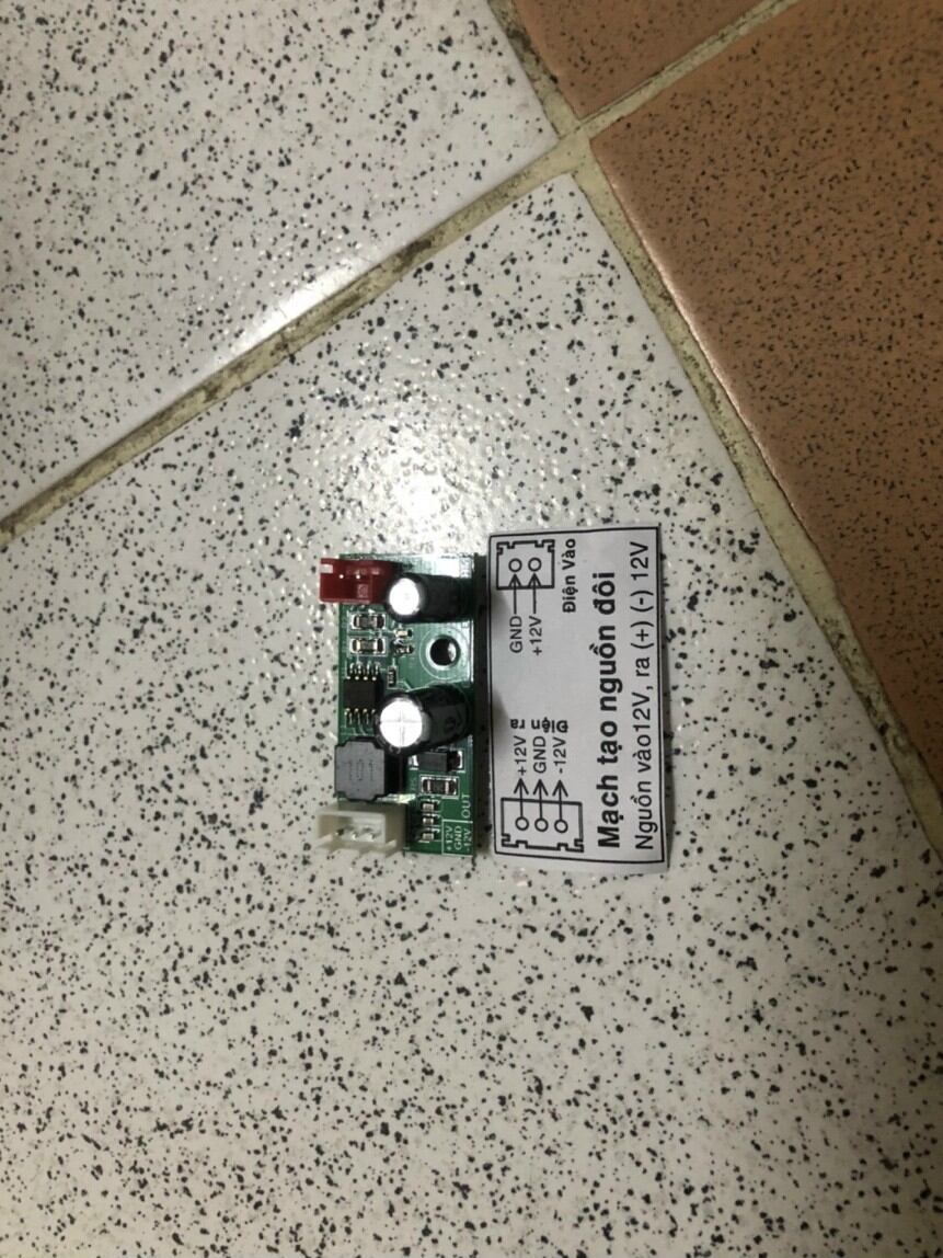 Mạch Tạo Nguồn Đôi  Đối Xứng 12v - 12V