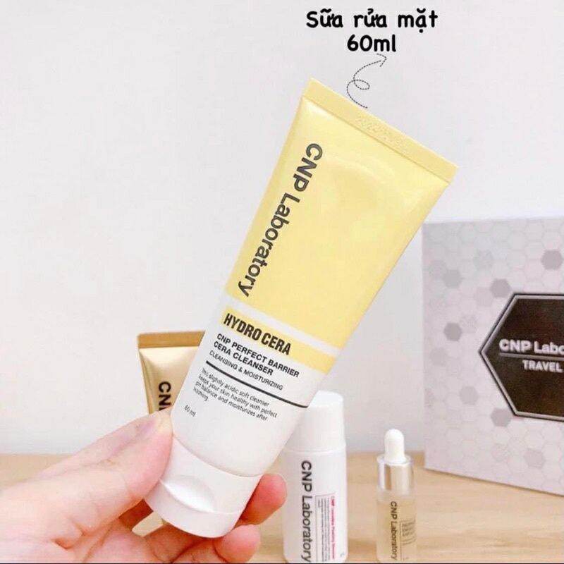 Set 4 món dưỡng da CNP Laboratory Travel Kit