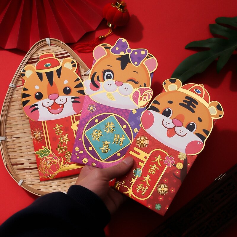 Lì Xì 2022 Con Hổ Siêu Cute Đẹp Độc Lạ