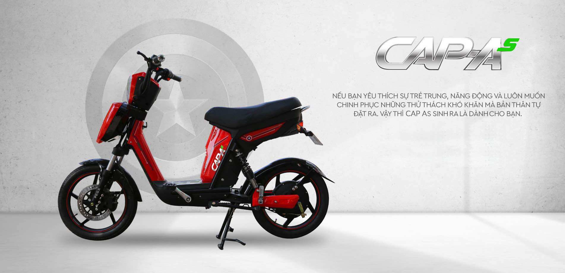 XE ĐẠP ĐIỆN PEGA CAP AS