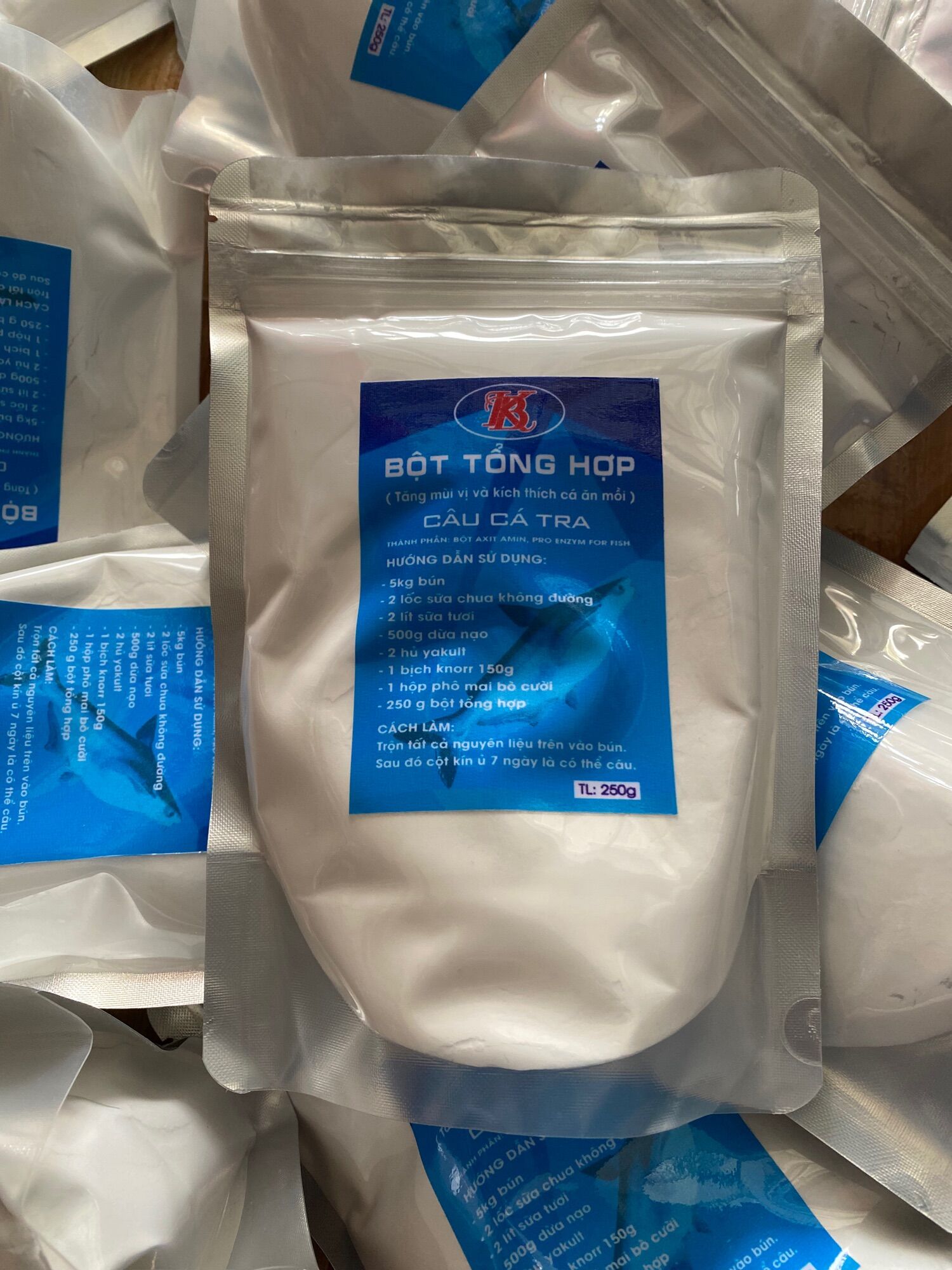 Bột tổng hợp câu cá tra