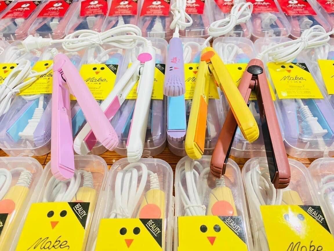 Máy làm tóc mini tạo kiểu uốn - duỗi - bấm dập phồng tóc