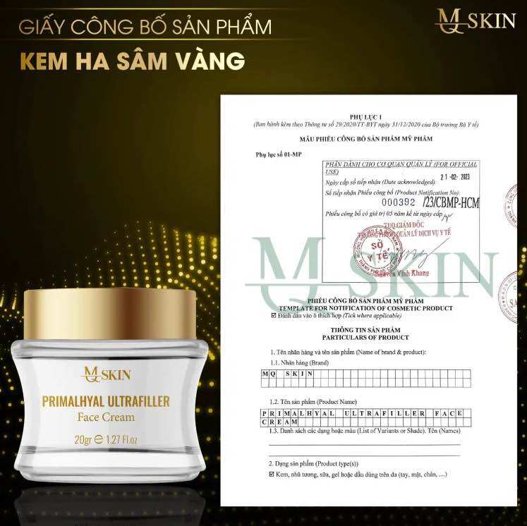 Kem face sâm vàng Mqskin ( kem ngày )