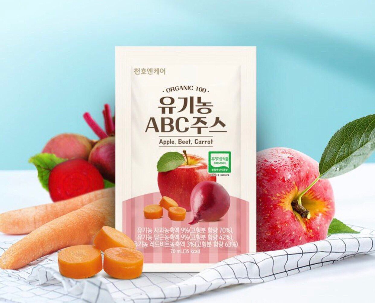 NƯỚC ÉP DETOX RAU CỦ HỮU CƠ THƯỢNG HẠNG ABC