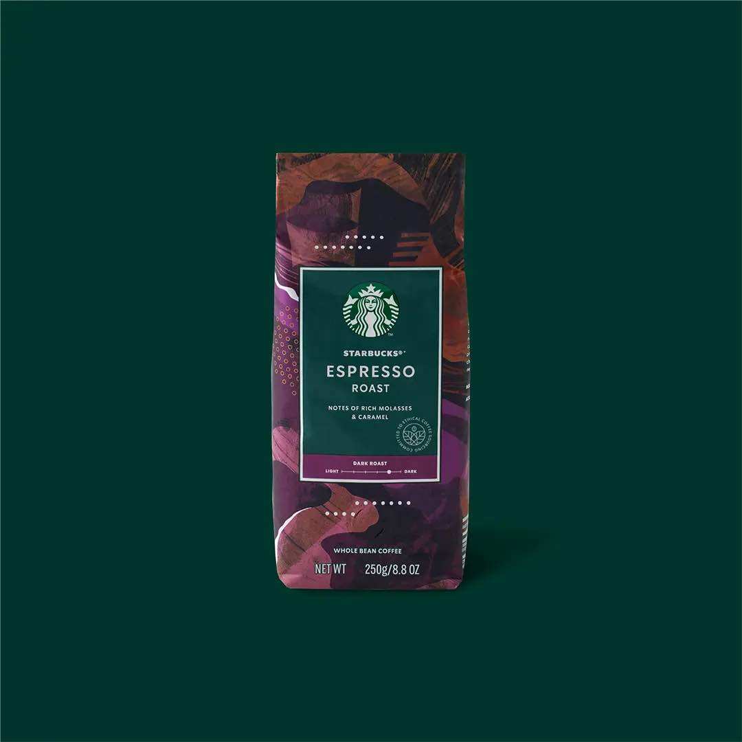 Cà phê hạt Starbucks Espresso Roast 250g