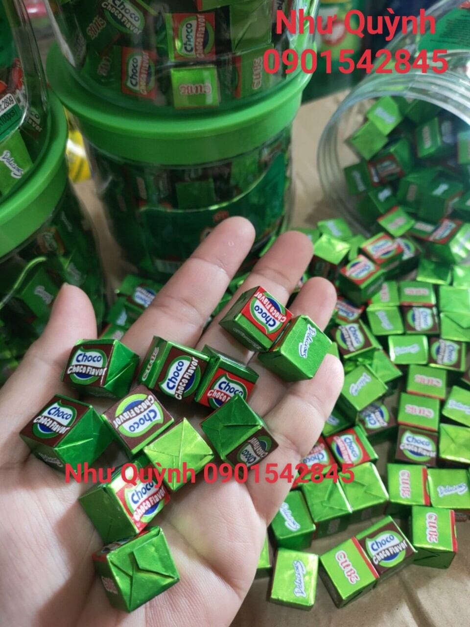 Hsd tháng 11/2025) sỉ hộp 100 viên kẹo milo choco cube đài loan