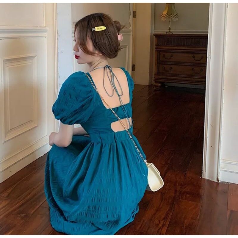 (60-90kg) MIN HOUSE BIGSIZEBIGSIZE Đầm maxi nơ lưng D905