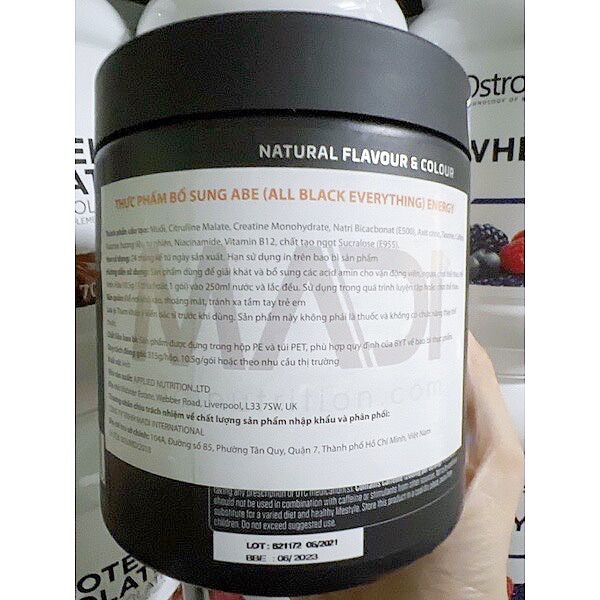 (Hàng KHÔNG VÓN 100%) Tăng Sức Mạnh Tập Luyện Pre-Workout ABE (30 Lần Dùng)