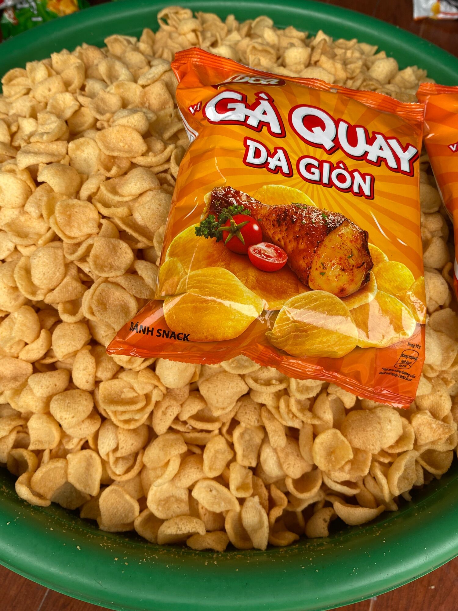 1kg snack gà quay da giòn poca