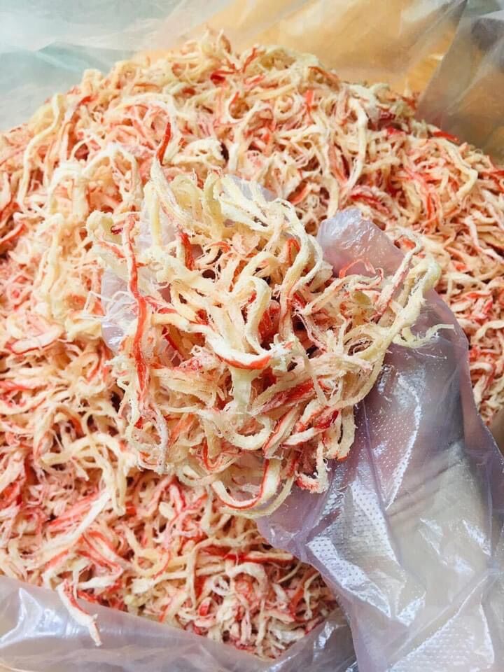 ( HCM ) Mực sợi hấp nước dừa 200gr ( Lanie Food)