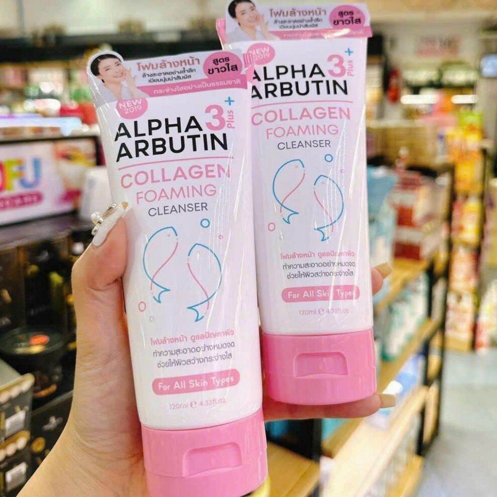 Sữa rửa mặt alpha arbutin 3 plus thái lan 120ml