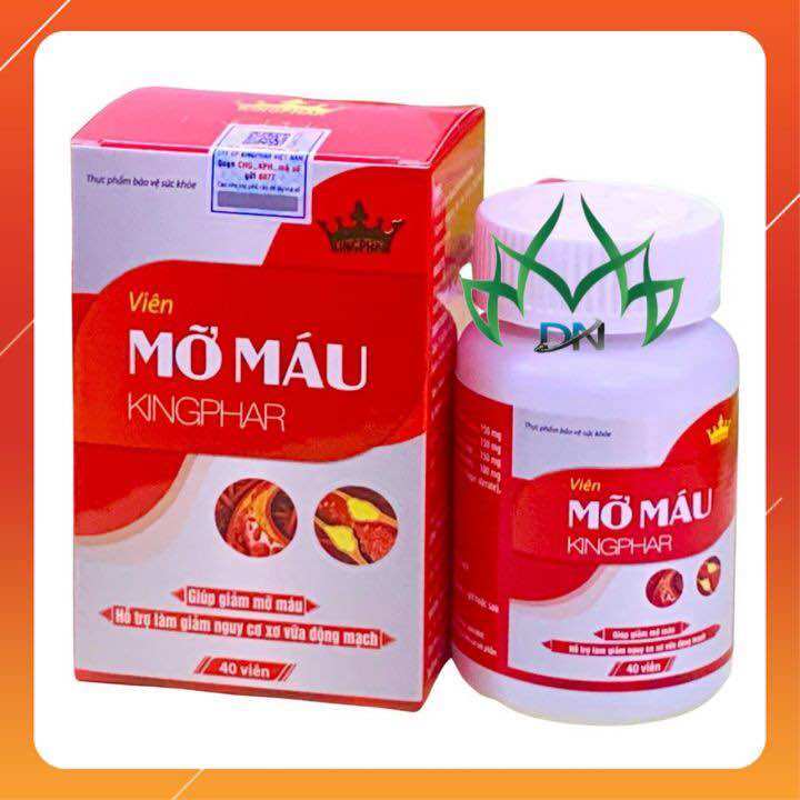 Viên mỡ máu Kingphar giúp hạ mỡ máu