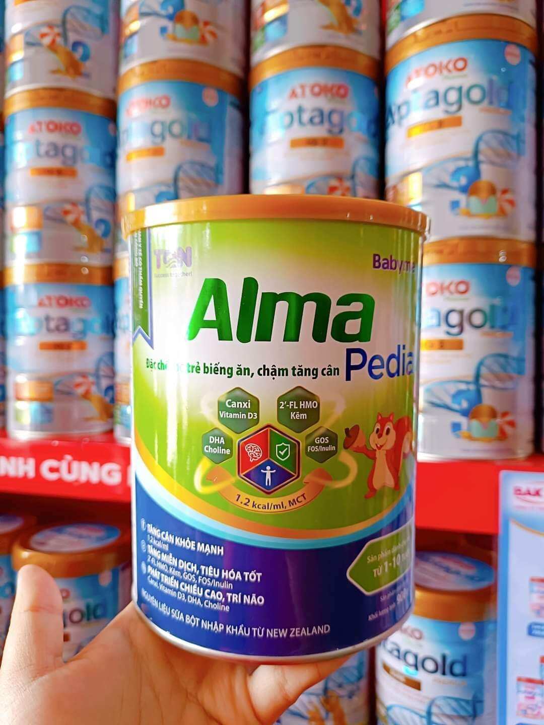 Sữa Bột Alma Pedia 900g