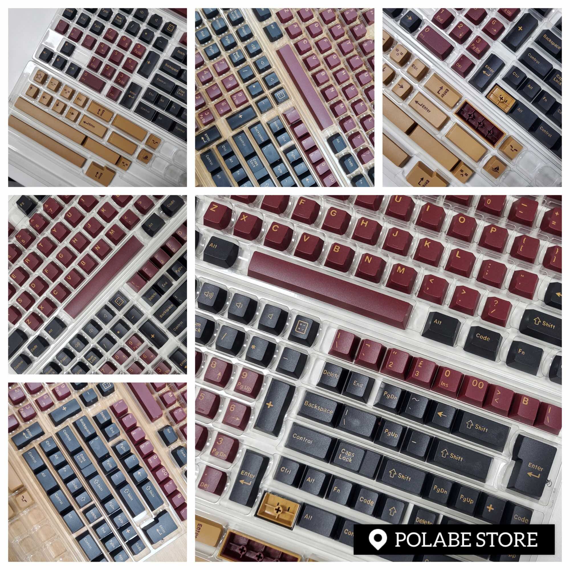 Keycap Cherry double shot ABS PBT bàn phím cơ tổng hợp 750 mẫu Jamon Olivia Fishing Samurai Shoko Wavez BoW Rome Arctic 8008 Polabe Store