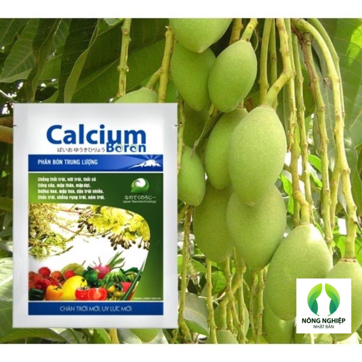 Phân bón trung lượng CALCIUM BORON ( Canxi Bo ) 25gr