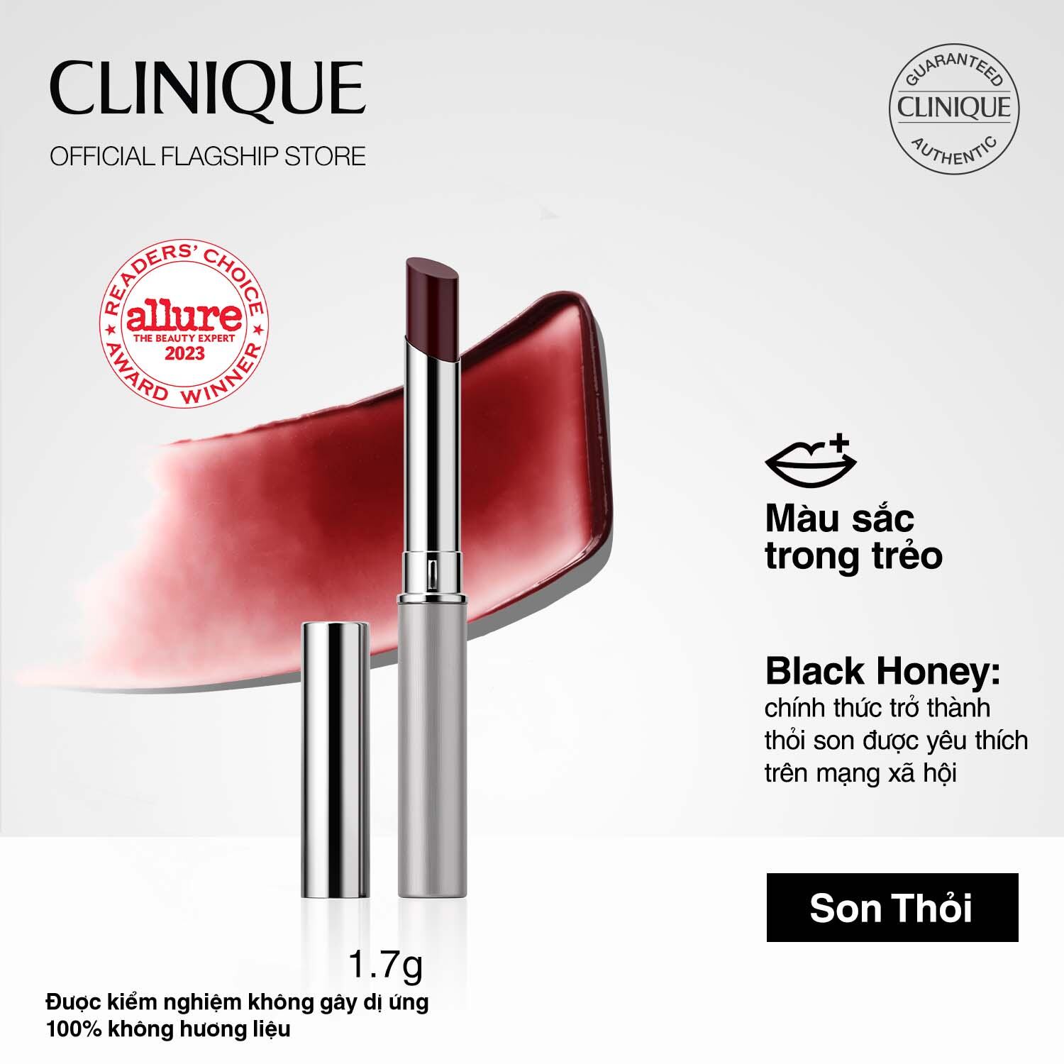 Son môi Almost Lipstick - màu Black Honey/ Pink Honey. 
