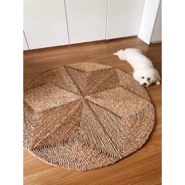 thảm cói hoa thưa các size