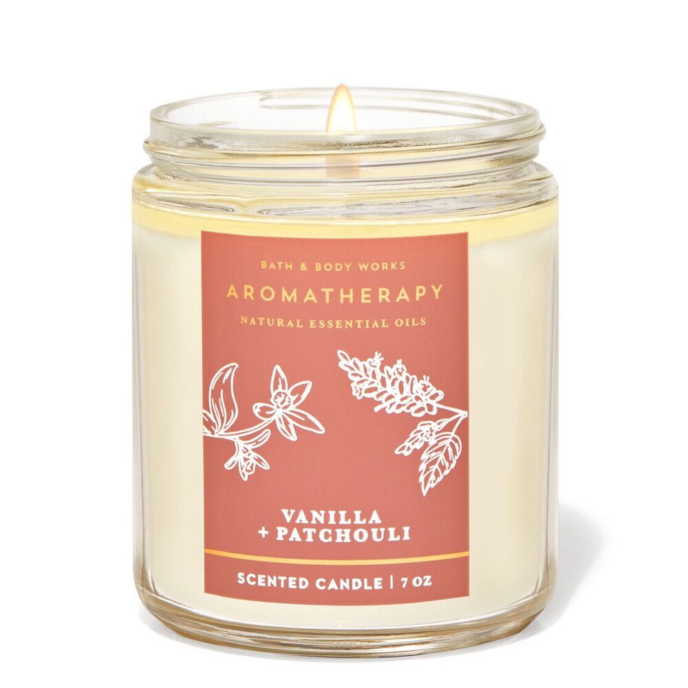Nến thơm 1 tim Bath & Body Works Vanilla Patchouli 198g
