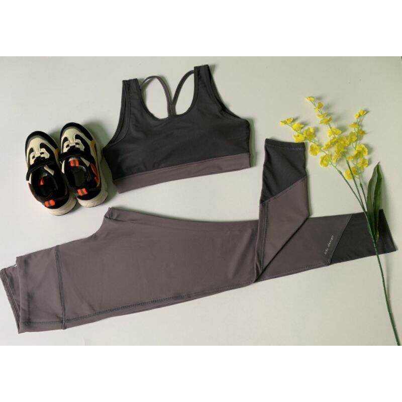 bộ đồ tập gym,yoga nữ phối lưới