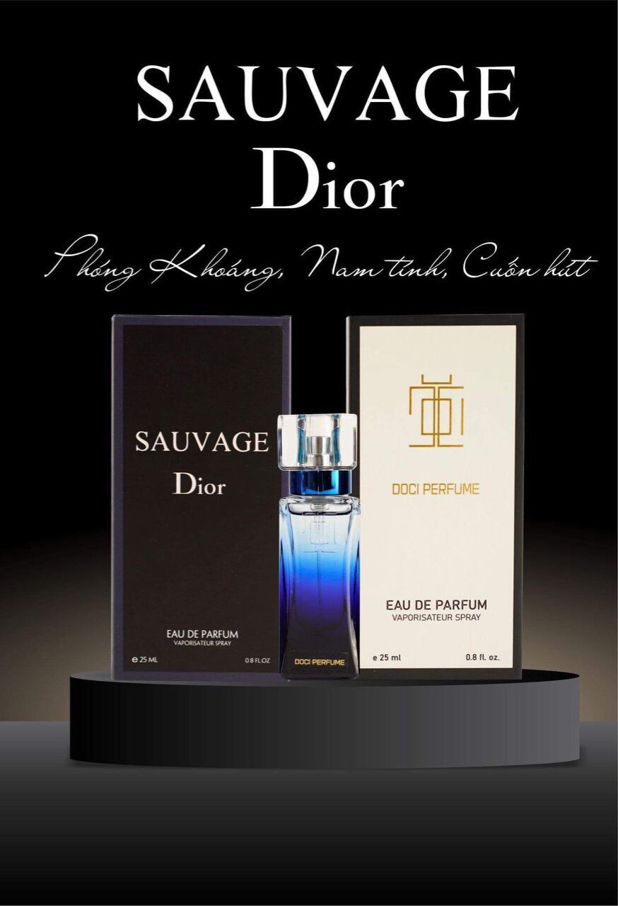 Nước hoa nam Dior Sauvage 25ml EDP  Nước hoa Pháp  Nước hoa nam   TheFaceHoliccom
