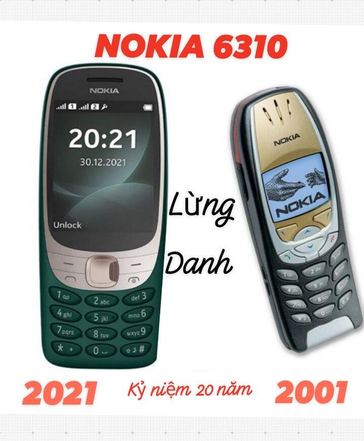 NOKIA chính hãng 6310(2SIM) 2021 Nguyên hộp/ hỗ trợ thẻ,  pin dung lượng lớn, radio không dây, camera, Bluetooth
