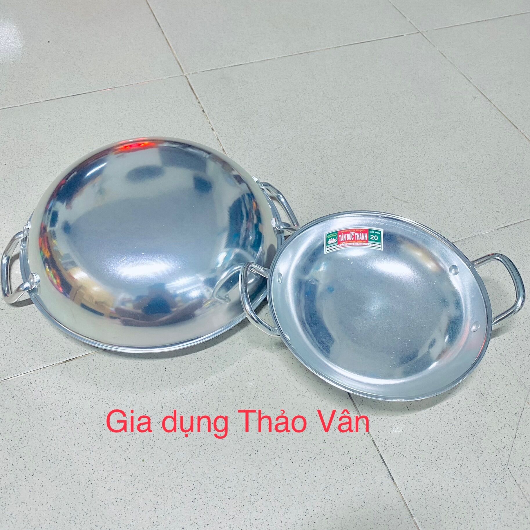 Chảo bầu Tân Đức Thành nhiều size 20cm—> 30cm