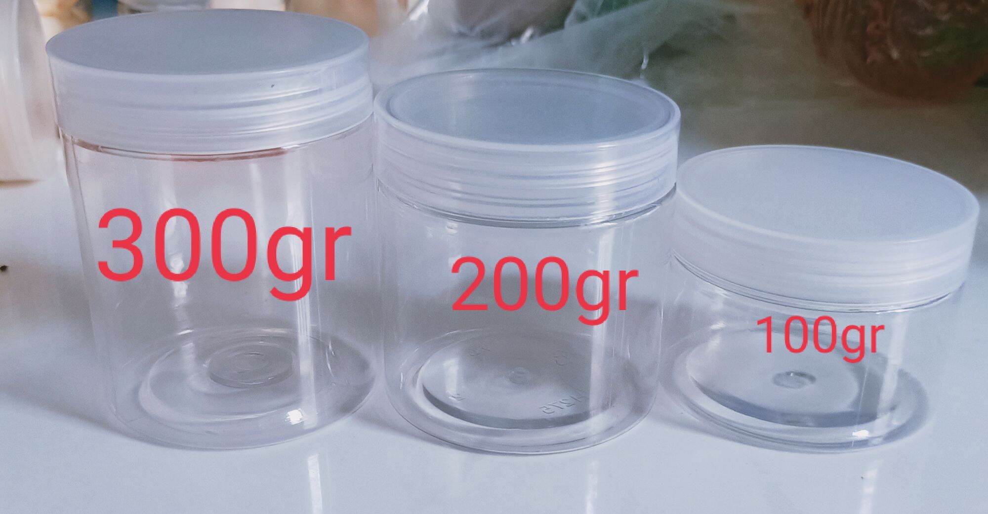 [Combo 10] HỦ ĐỰNG KEM 200GR PET NHỰA( có nắp chặn)