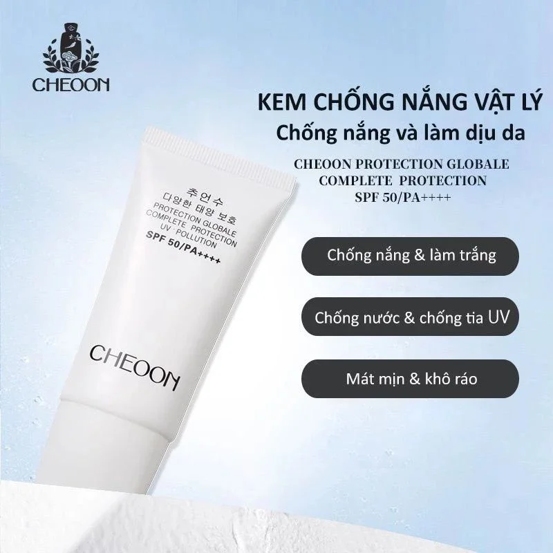 (Date 04/2025)Kem chống nắng cheoon, spf50 nâng tone nhẹ , khô thoáng không nhờn rít