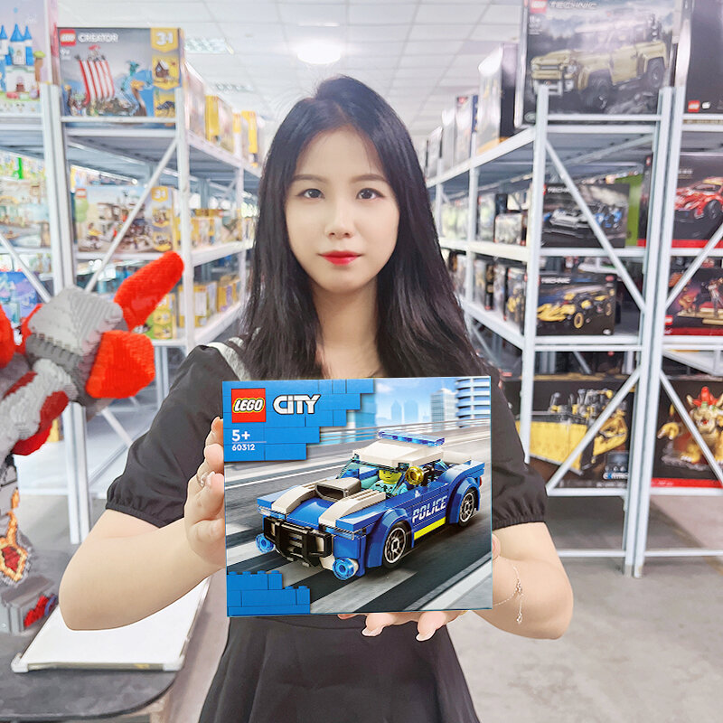 LEGO 60312 City Police Car Set Đồ Chơi Lắp Ráp Bằng Nhựa Cho Bé Trai Và Bé Gái Bộ Mô Hình Xe Hơi Nhỏ