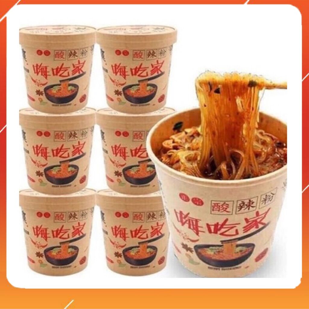 Miến cay Trùng Khánh siêu hot hộp 142gram, miến chua cay Trùng Khánh