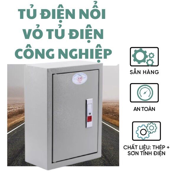 Tủ điện nổi khóa bật sơn tĩnh điện , vỏ tủ điện công nghiệp các loại, tủ điện