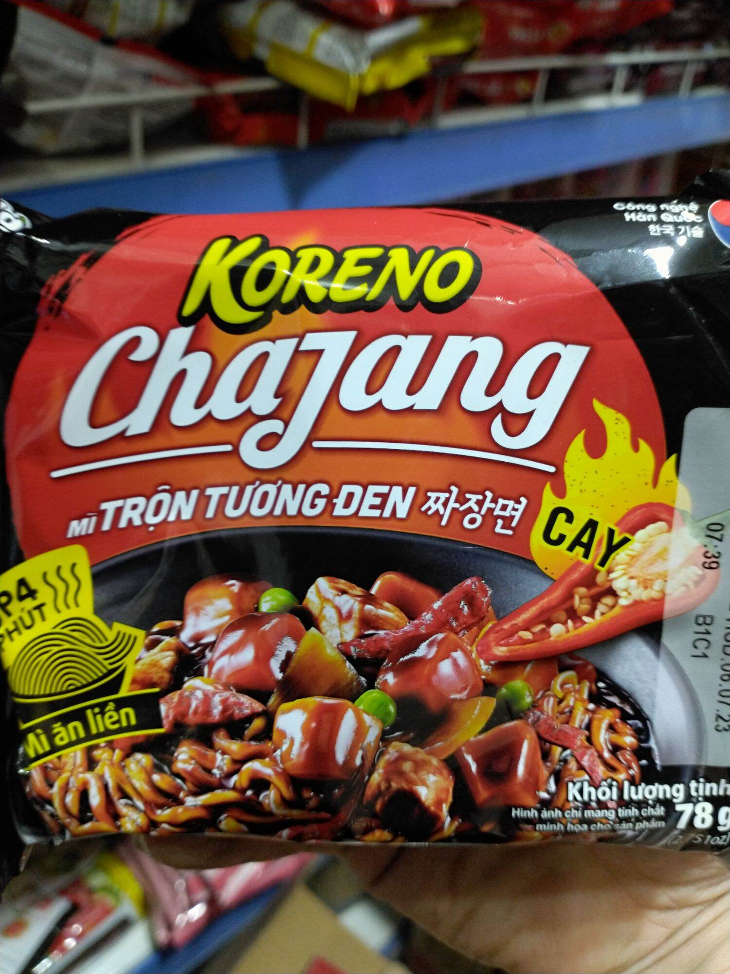 Mì trộn tương đen koreno các vị gói