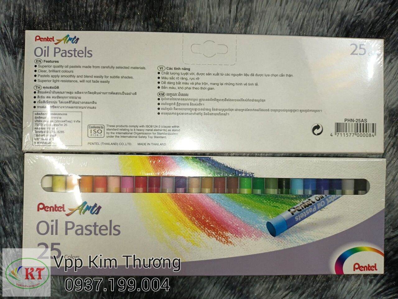 Màu phấn dầu Pentel PHN-25 (hộp 25 màu)