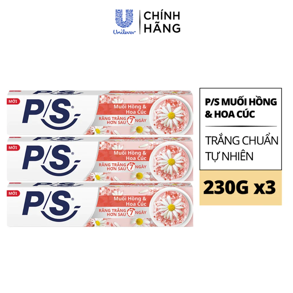 Kem đánh răng p/s muối hồng&hoa cúc