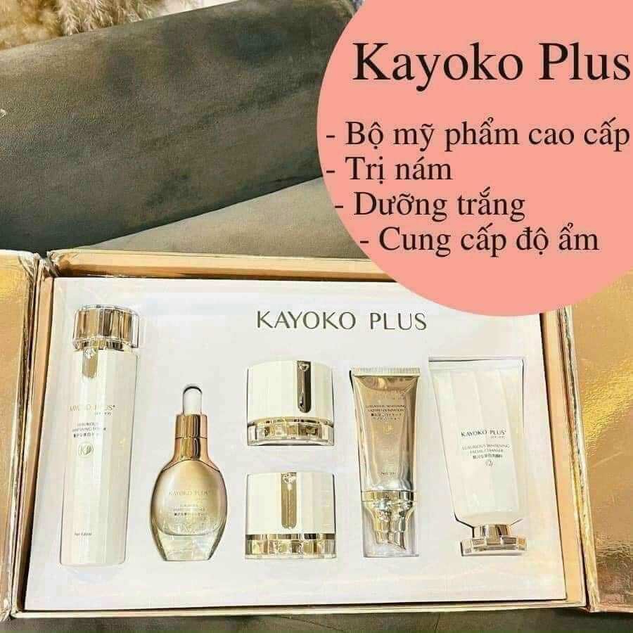 bộ kayoko plus trắng+(6 món hàng chính hãng)
