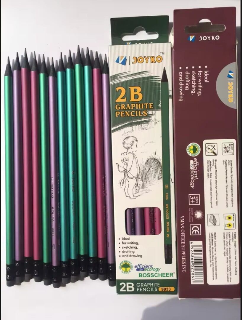 Hộp 12 Cây Chì Đen 2B Joyko