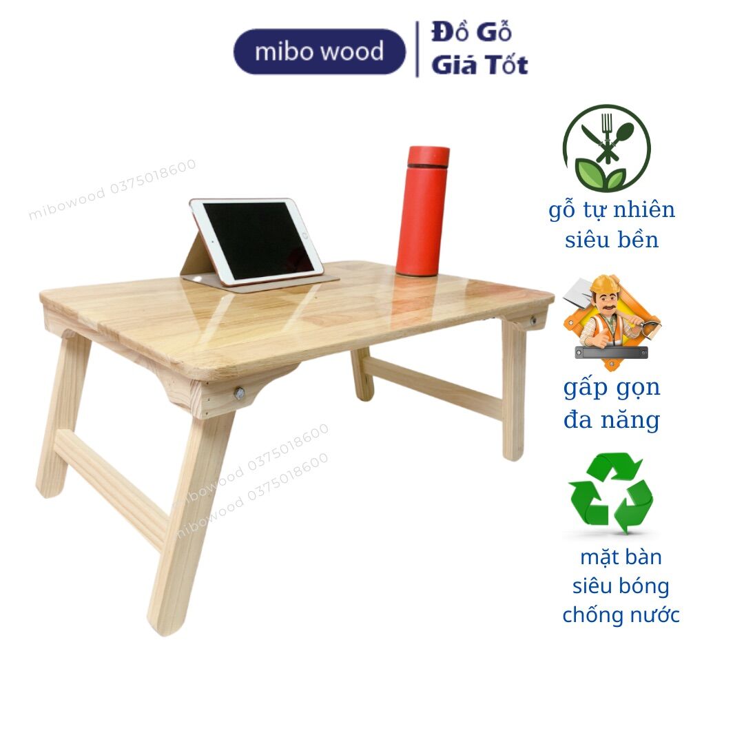 Bàn học sinh gỗ chân thang xếp gấp gọn đa năng bàn trà bàn ăn sinh viên giá rẻ